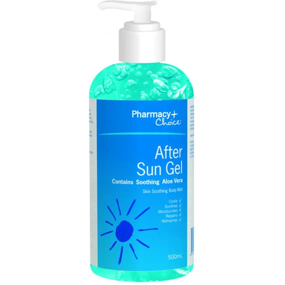 Pharmacy Choice After Sun Gel 500ml - Soothes and Hydrates Sun-Exposed Skin - Pharmacy Direct