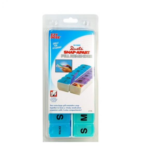 Ezy Dose 14 Day Duets 2 Pill Reminder by Pharmacy Direct for Easy Medication Management