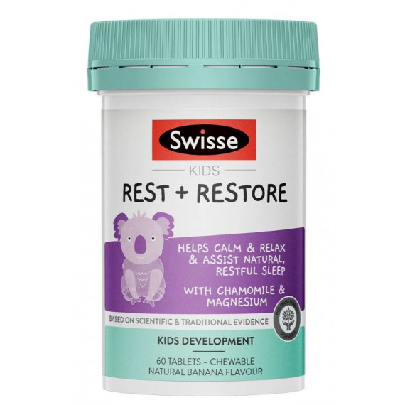 Swisse Kids Rest & Restore 60 Tablets