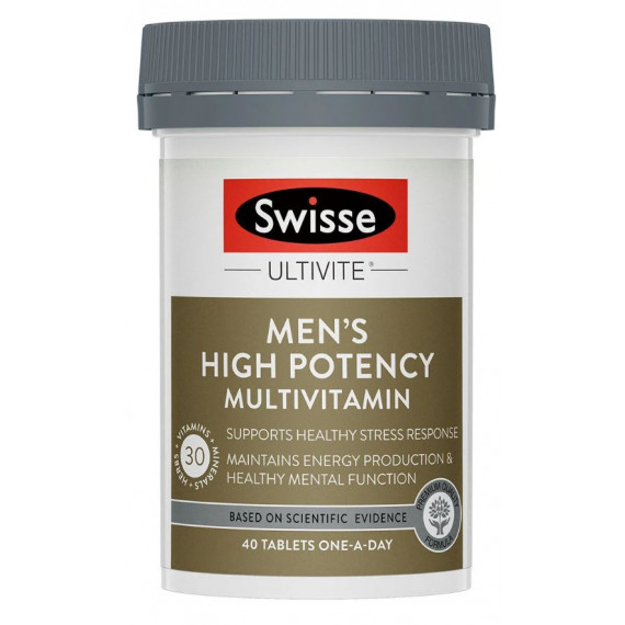 Swisse Men Power Ultivite 40 Tablets - Buy Online at Pharmacy Direct