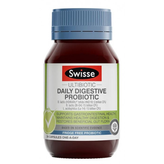 Swisse Ultibiotic Daily Digest Probiotic 30 Tablets