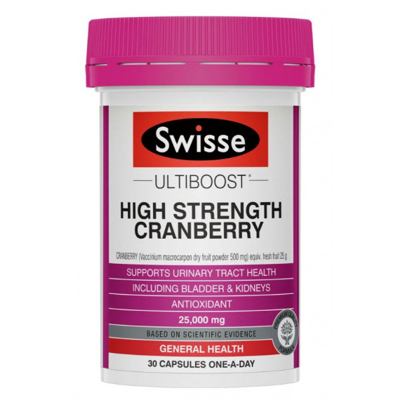 Buy Swisse Ultiboost High Strength Cranberry 90 Capsules Expiry Date 04/26 Online Pharmacy Direct AU