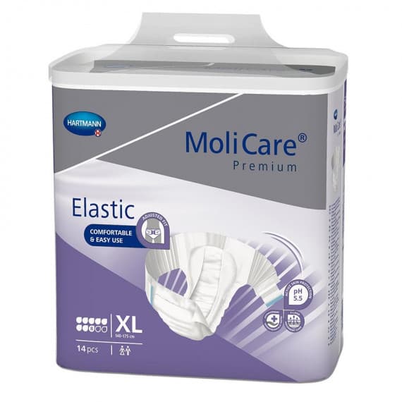 Molicare Premium Elastic 8 Drops Extra Large 14 Pack - Comfortable Protection - Pharmacy Direct