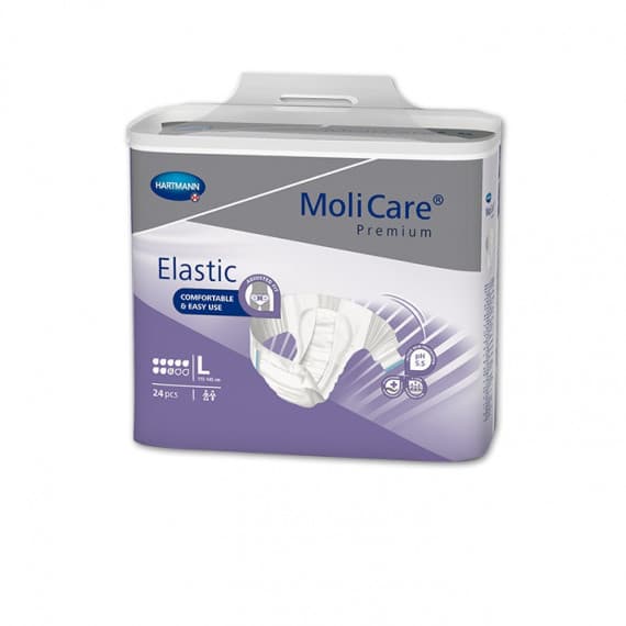 Molicare Premium Elastic 8 Drops Large 24 Pack - Incontinence Protection - Pharmacy Direct