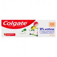 Colgate 0 Percent Artificial Anticavity Fluoride baby Toothpaste 4 to 6 Years Strawberry 80g