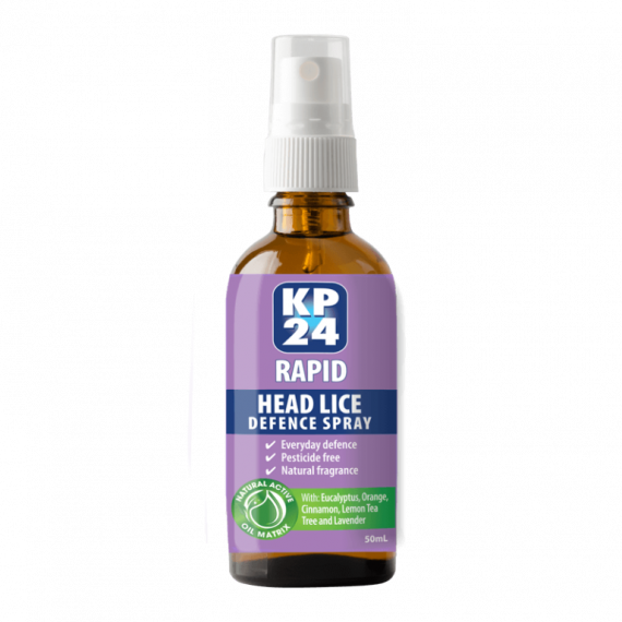 KP24 Rapid Defence Spray 50ml for head lice protection – Pharmacy Direct