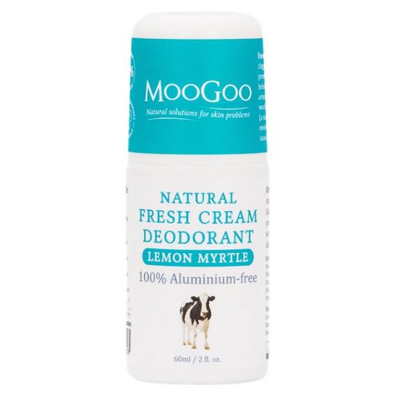 MooGoo Fresh Cream Deodorant Lemon Myrtle 60ml