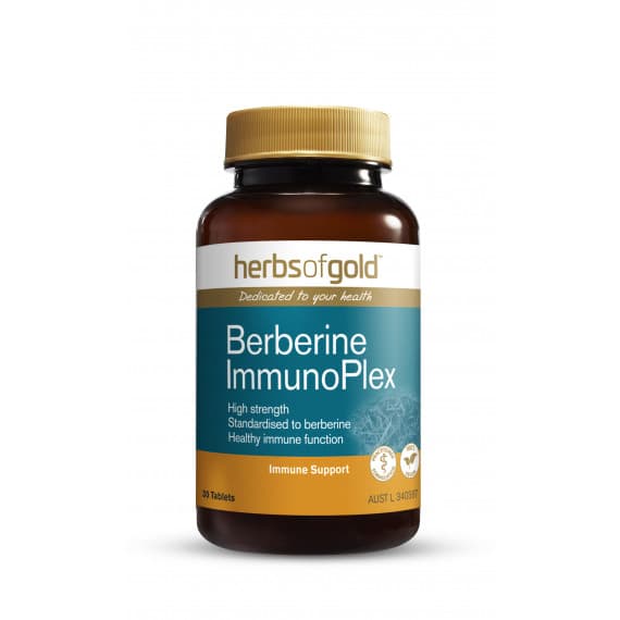 Herbs of Gold Berberine Immunoplex 30 Tablets - Immune Boosting Benefits - Pharmacy Direct