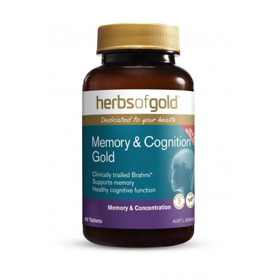 Herbs of Gold Memory & Cognition Gold 60 Tablets
