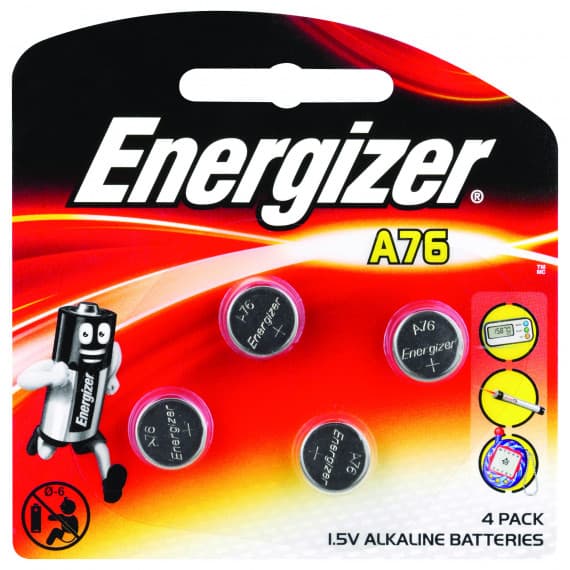 Energizer A76 4 Pack - Long-Lasting Power for Devices - Pharmacy Direct
