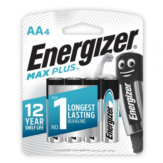 Energizer Max Plus AA 4 Pack batteries for reliable long-lasting power – Pharmacy Direct