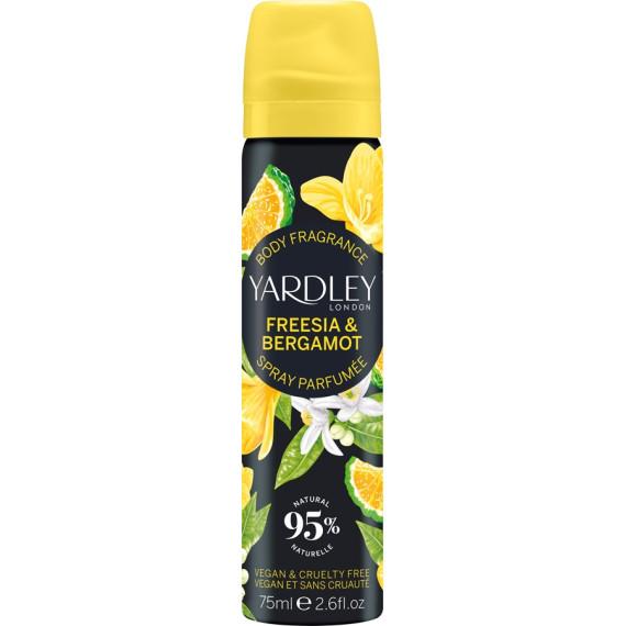 Yardley Women Freesia & Bergamot Body Spray 75ml