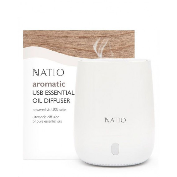 Natio Aromatic USB Essential Oil Diffuser - Buy Online at Pharmacy Direct