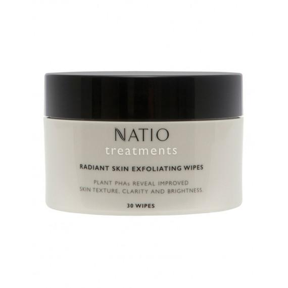 Natio Radiant Skin Exfoliating Wipes 30 Pack