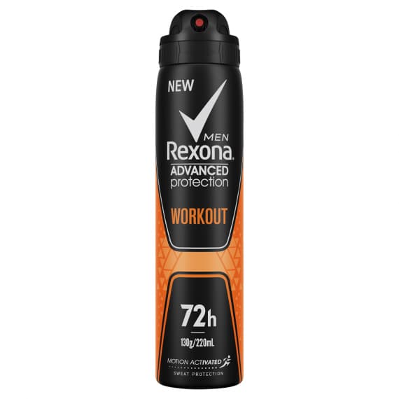 Rexona Men Advanced Protection Workout Antiperspirant Aerosol 220ml