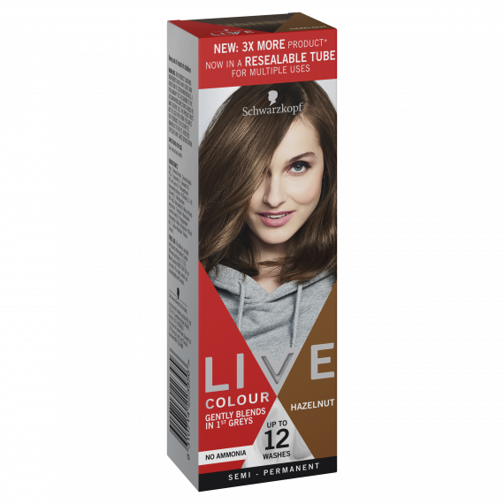 Schwarzkopf Live Colour Hazelnut 75ml for vibrant healthy hair at Pharmacy Direct