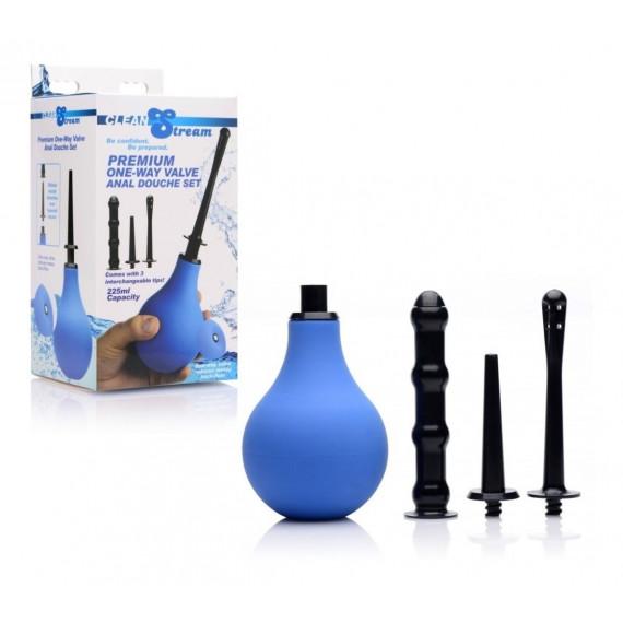 Clean Stream Premium One Way Valve Anal Douche Set