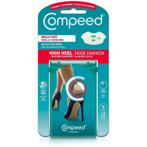 Buy Compeed High Heel Blister Plasters 5 Pack Expiry Date 02/26 Online Pharmacy Direct AU