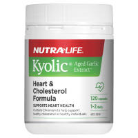 Nutra Life Kyolic Aged Garlic Extract Heart and Cholesterol Formula 120 Capsules