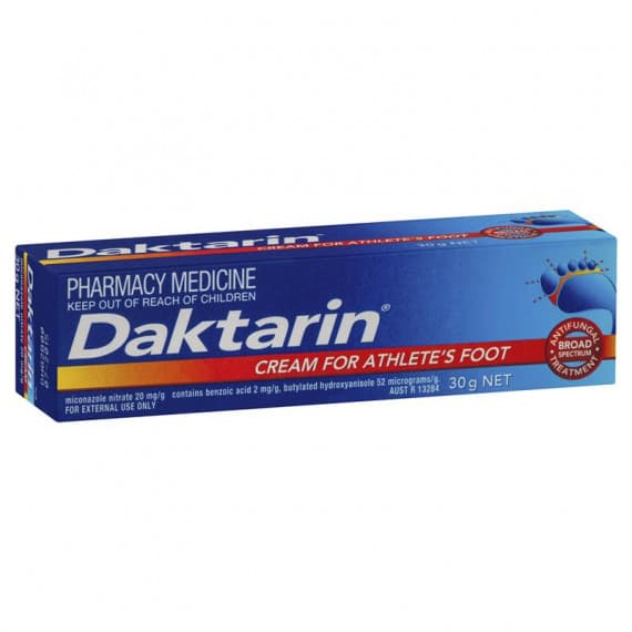 Daktarin Cream 2 Percent 30g - Antifungal Skin Relief - Pharmacy Direct