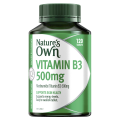 Natures Own Vitamin B3 500mg 120 Tablets