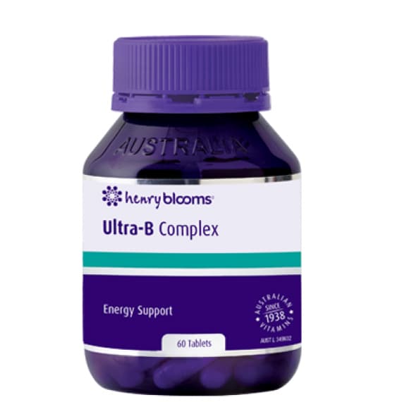 Buy Henry Blooms Ultra B Complex 60 Tablets Online Pharmacy Direct AU