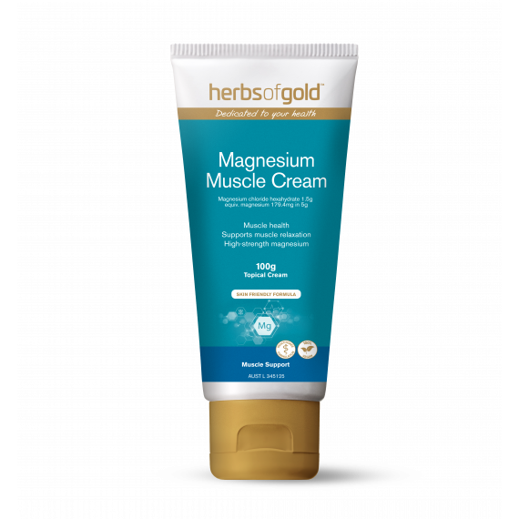 Herbs of Gold Magnesium Muscle Cream 100g