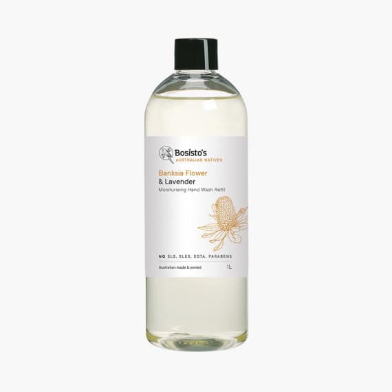 Bosistos Banksia Flower and Lavender Moisturising Hand Wash Refill 1 Litre - Pharmacy Direct