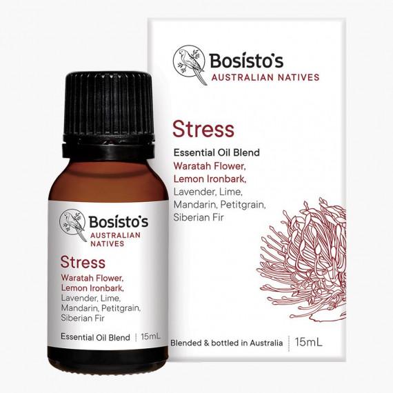 Bosistos Australian Natives Stress Oil 15ml - Relaxing Essential Blend - Pharmacy Direct