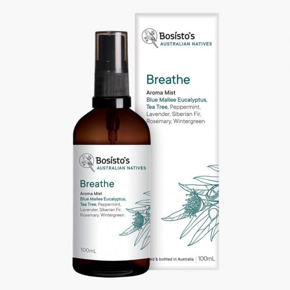 Bosistos Australian Natives Breathe Aroma Mist 100ml - Natural Breathing Relief - Pharmacy Direct