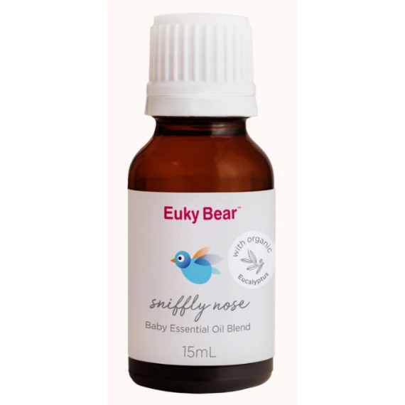 Euky Bear Sniffly Nose Baby Essential Oil Blend 15ml - Gentle Relief - Pharmacy Direct