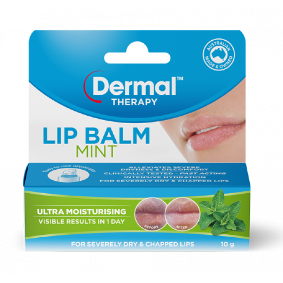 Dermal Therapy Lip Balm Mint 10g