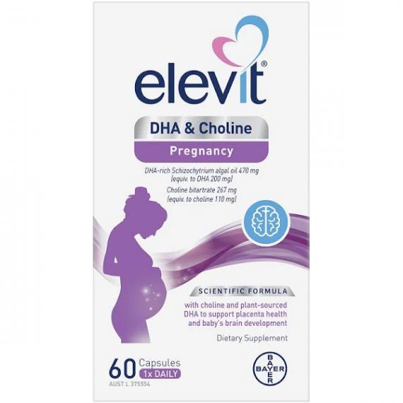 Elevit DHA & Choline Pregrancy 60 Capsules