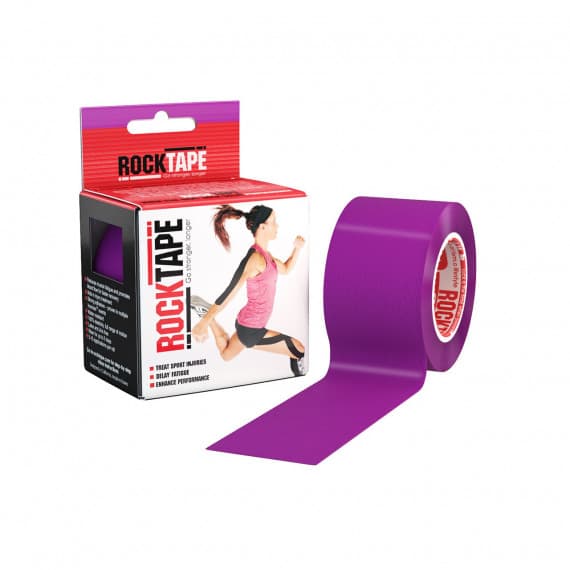 Rocktape Logo Purple 5cm x 5m for muscle support and recovery - Pharmacy Direct