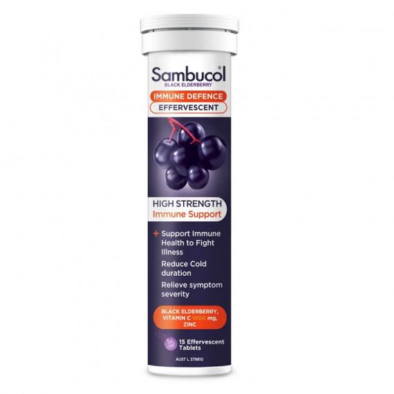 Sambucol Immune Defence Effervescent 15 Tablets - Boost Immunity at Pharmacy Direct