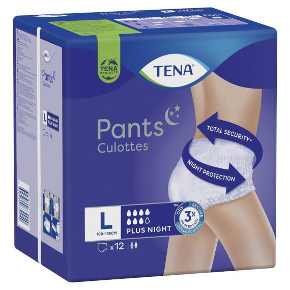Tena Pants Night Large 12 Pack - Overnight Comfort and Protection - Pharmacy Direct
