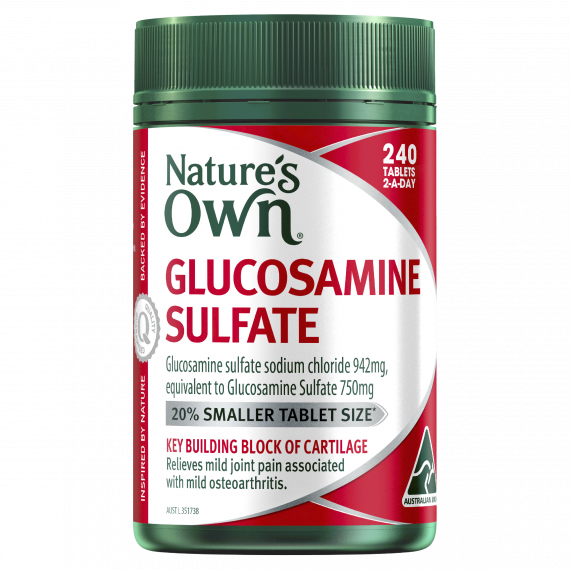 Natures Own Glucosamine Sulfate 240 Tablets - Joint Support and Mobility - Pharmacy Direct