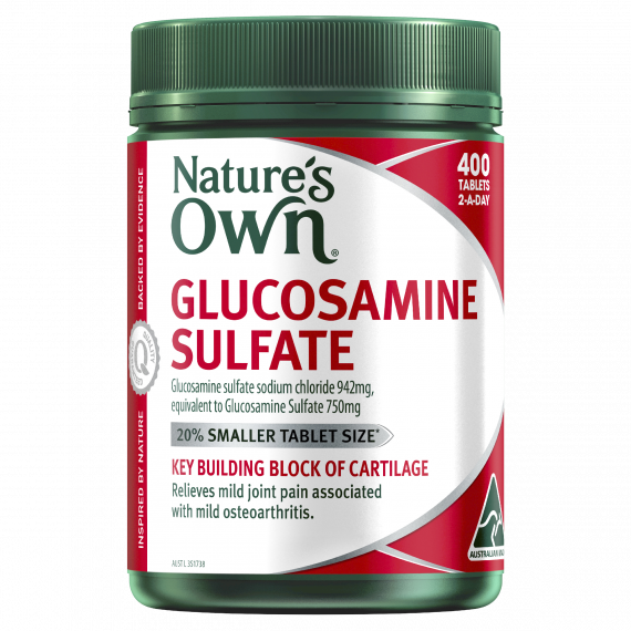 Natures Own Glucosamine Sulfate 400 Tablets - Joint Health Support - Pharmacy Direct