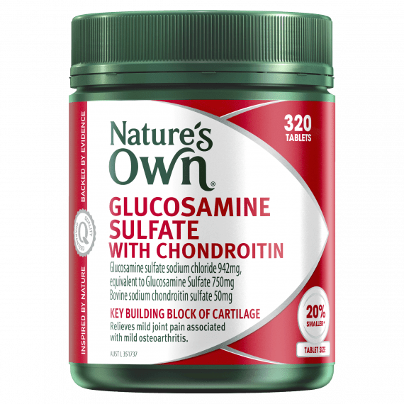 Natures Own Glucosamine Sulfate With Chondroitin Tablets 320