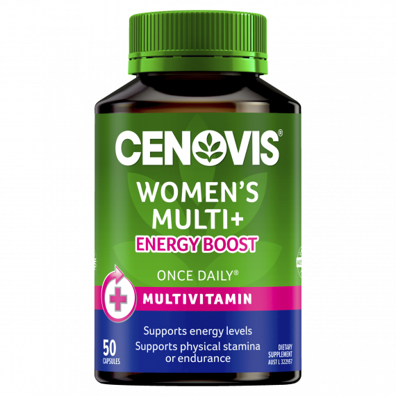 Cenovis Women's Multi Plus Energy Boost 50 Capsules - Vital Health at Pharmacy Direct
