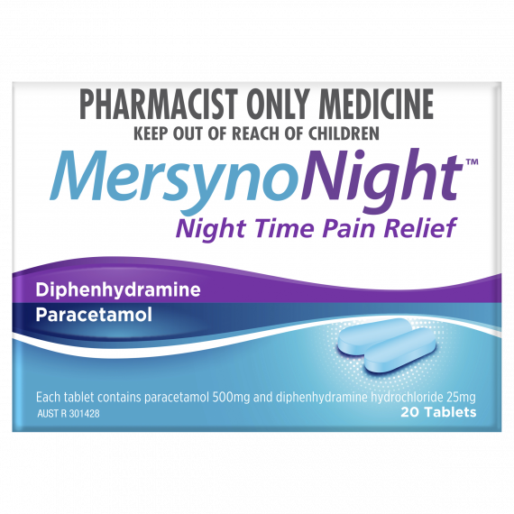 MersynoNight Pain Relief 20 Tablets (S3)