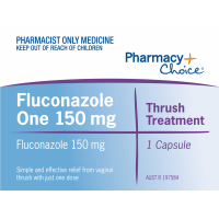 Pharmacy Choice Fluconazole One 150mg 1 Capsule S3