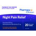 Pharmacy Choice Night Pain Relief 20 Tablets S3