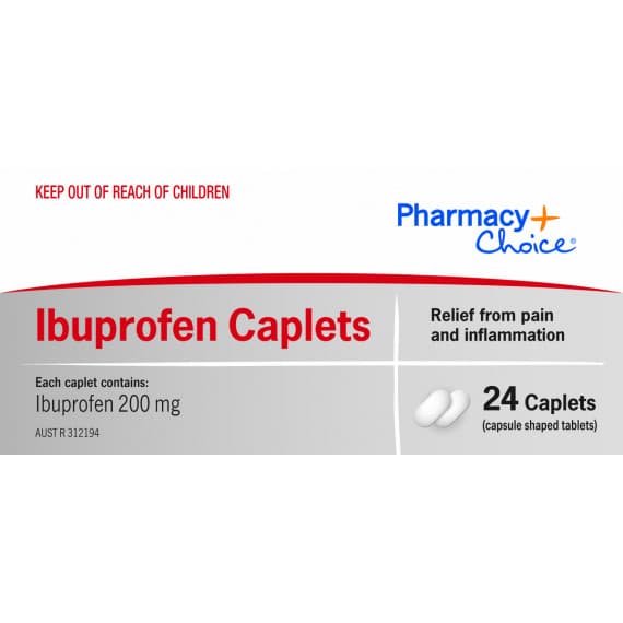 Pharmacy Choice Ibuprofen 24 Caplets