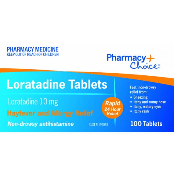 Buy Pharmacy Choice Loratadine 100 Tablets Online Pharmacy Direct AU