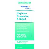 Pharmacy Choice Hayfever Relief And Prevention 140 Dose Spray