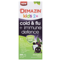 Demazin Kids 2+ Cold & Flu + Immune Defence Natural Berry Oral Liquid 200ml