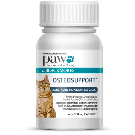 Blackmores PAW Osteosupport Joint Care Powder for Cats 60 Capsules