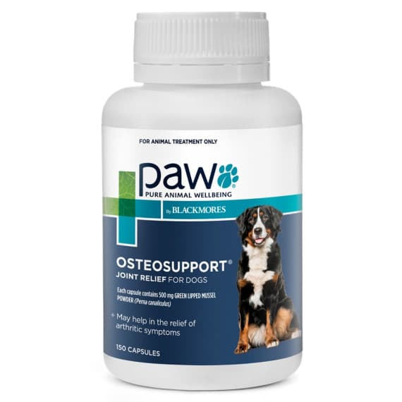 Blackmores PAW Osteosupport Joint Care Powder For Dogs 150 Capsules