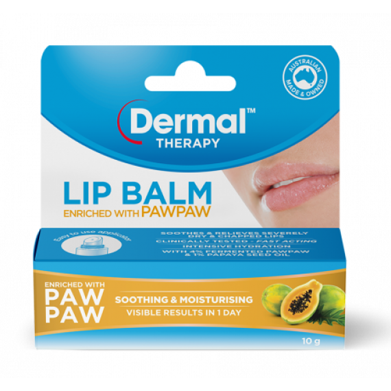 Dermal Therapy Lip Balm Paw Paw 10g